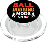 Funny Dodgeball game Design for a Dodgeball Player PopSockets PopGrip for MagSafe