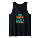 Dogs Light Up My World Pet Lovers Puppies Vets Tank Top