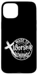 Coque pour iPhone 15 Plus Made to Worship Christian Bible Scripture Psaume 95:1