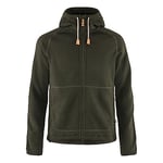 Fjallraven Övik Fleece Hoodie M Sweatshirt - Deep Forest, XXL