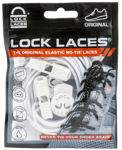 Lock Laces No Tie Shoelaces Solid White, 120cm