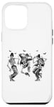 Coque pour iPhone 12 Pro Max Danseurs Hip Hop Boy Dance Halloween Squelette Dancing Skelly