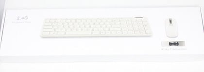 Black Wireless Large Keyboard & Mouse Set for Samsung UE55HU8700 Smart TV