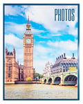 Grupo Erik London Photo Album | 8x5 Photo Album - 13x20 cm | Family Photo Album 96 Pockets | Friend Gifts | Travel Gifts | Photo Albums 8x5 96 photos | Photo Album Slip In