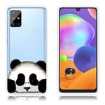 Samsung Deco Galaxy A31 kuoret - Panda Monivärinen