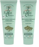 LE PETIT OLIVIER - Pâte D'Argile Purifiante - Argile Verte - Visage & Corps - Purifie - Peaux Mixtes A Grasses - 99% D'Origine Naturelle - Fabriqué en France - 300g (Lot de 2)