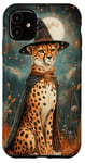 iPhone 11 Cheetah Tarot Card Magician Wildlife Leopard Case