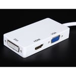 Adaptateur Mini-DisplayPort vers HDMI, DVI & VGA