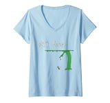 Womens It's Giving... Too Much - Tree V-Neck T-Shirt