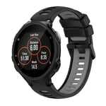 Garmin Forerunner 735 / 735XT kellon ranneke silikonista - musta, harmaa