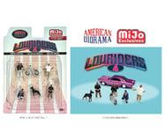 1:64 Figurine Lowriders 4 Jeu 4 Figurines BMX Chien American Diorama Mijo