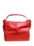 Pre-loved CHANEL 2019 Lambskin Gabrielle Shoulder Bag, Coral