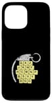 Coque pour iPhone 13 Pro Max Jeu de blocs de lettres amusant Choisissez soigneusement vos mots