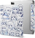 Coque Pour Ipad Pro 2021 Miss Kobayashi's Dragon Maid Kanna Kamui Avec Plumier, Antichoc, Veille/Réveil Automatique, Housse De Protection Transparente Pour Tablette 11 Pouces