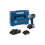 Professional 18V System gds 18V-450 pc - Tournevis de impact a batterie (450 Nm, démarrage 800 Nm, Connectivité, 2 batteries ProCORE 4.0 Ah, en