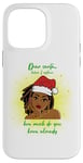 Coque pour iPhone 14 Pro Max Cher Père Noël, avant que je ne t'explique à quel point tu sais déjà amusant