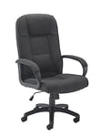 Office Hippo Desk Chair, Ergonomic Office Chair For Home & Office With Height Adjustable Seat & Lock Tilt Mechanism For Extra Comfort, Computer Chair For Daily Use - Charcoal