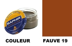 CIRAGE CUIR CHAUSSURE POMMADIER MARRON FAUVE 19 SAPHIR CREME SURFINE