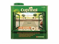 Cuprinol CUPDON25L UV Guard Decking Oil Natural 2.5 Litre