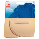 Prym Flesh Set-In Shoulder Pads With Hook And Loop, Small