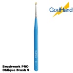 GodHand Brushwork PRO Oblique Brush S Made In Japan # GH-EBRSP-NS