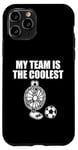 iPhone 11 Pro My Team Is The Coolest, Desk Fan Playing Football Soccer Case