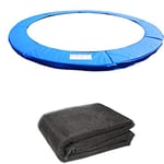 Greenbay Accessoires Trampoline pour Trampoline 366cm(12FT) | Coussin de Protection Coussin de Ressorts et Le Filet de Sécurité