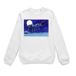 Star Wars Darth Vader AT-AT Christmas Sleigh White Christmas Jumper - L