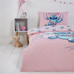 Disney Lilo & Stitch Pink Kids Bedding Set - Single