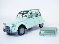 CITROEN 2CV6 Club vert Jade 1982 1/18 phares carrés