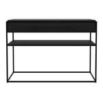 Ethnicraft - Monolit Console Black Oak/ Black - Konsolbord - Sascha Sartory - Svart - Metall/Trä