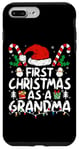 iPhone 7 Plus/8 Plus First Christmas As A Grandma Family Matching New Grandmother Case