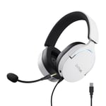 Trust GXT 490 FAYZO Casque Avec fil Arceau Moto USB Type-A Noir, Blanc - Neuf