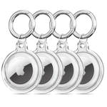 [4-Pack] Tech-Protect Apple Airtag Icon - Clear