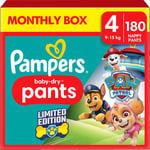 Pampers Baby Dry Pants Bleier Str 4 9-15 kg 180-pack