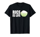 Cute Rice Design For Men Women White Food Cooker Rice Lover T-Shirt