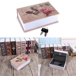 Innovative Secret Safe Security Box Money Cash Jewelry Lock Box Rose Diary Shape