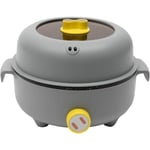 2.2 L électrique Hot Pot Pot avec Cuiseur vapeur électrique marmite avec fonction de maintien au chaud portable rapide marmite antiadhésive hot pot