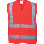 HI-VIS VEST RØD L/XL