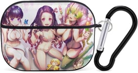 Demon Slayer : Demon Slayer : Demon Slayer Airpods Pro Case, Airpods Pro Bluetooth Headphone Set, Airpods Protective Case, Housse de protection, Antichoc, ¿¿tanche, Anti-poussi¿¿re, Anti-