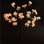 Cherry Blossom Desk Bonsai Tree 24 LED Light Lamp Table Home Party Decor Night