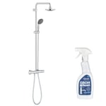 Colonne de douche Grohe Vitalio Start System 160 avec nettoyant robinetterie Grohe GrohClean