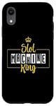 Coque pour iPhone XR Slot Machine King Mens Papa Grandpa Casino Jeux de hasard