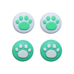 4 kpl Cat Paw Thumb Stick Grip Cap Cover PS3 / PS4 / PS5 / Xbox One / Xbox 360 -ohjaimen peliohjaimen ohjaussauvakotelon tarvikkeet