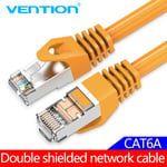 Câble Ethernet Vention Cat6A Câble LAN RJ45 Cat 6a Cordon de raccordement réseau Ethernet pour ordinateur routeur ordinateur portable 0,3 m/1 m/1,5 m/2 m/3 m/40 m, double blindage CAT6A - 0,3 m - Bundle1