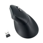 Kensington EQ Pro Fit Ergo MY630 Wireless Rechargeable Vertical Mouse K72482WW Optical For Right-Handed Users Bluetooth/USB-A Nano Receiver Black