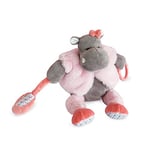 Baby Nat' - Peluche Activité Hippopotame - Peluche Eveil - Cadeau Naissance Fille - Zoé - BN0557