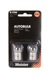 ProMeister Glödlampa R10W 10W 12 V 2-pack - VW - Toyota - Opel - Ford - Citroen - Audi - Subaru - Peugeot