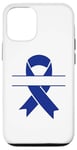 iPhone 13 Pro Deaf Awareness Month dark blue ribbon Case