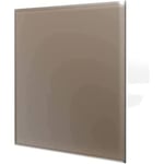 DOSPEL VERONI GLASS Ventilateur de salle de bain 100mm beige avec minuterie - Ventilateur d'extraction ultra silencieux à montage mural avec capteur d'humidité, 230V